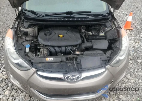 2013 Hyundai Elantra Gls from USA, damaged, VIN 5NPDH4AE0DH374161